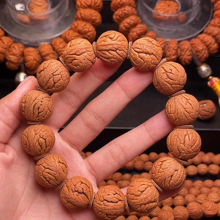 手串桃核精品金丝龙珠2.0