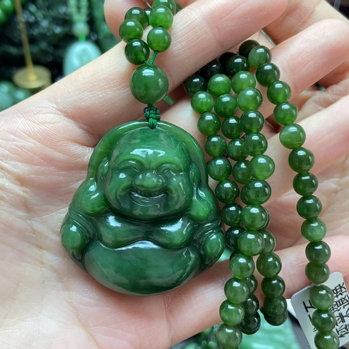 和田玉（碧玉）3吊坠未镶嵌