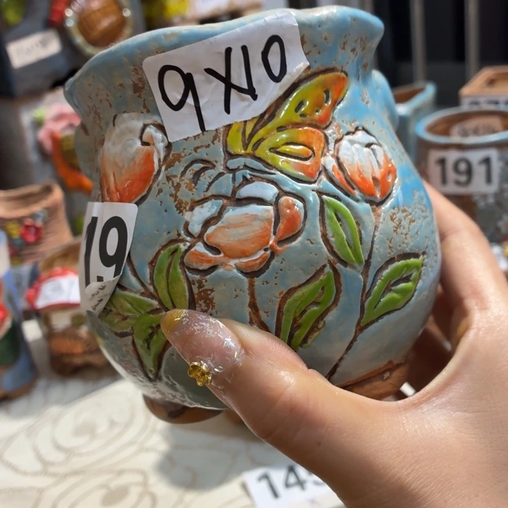 多肉花盆满15包邮