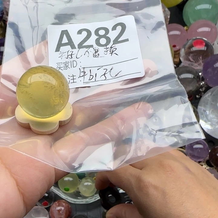希***徐未镶嵌珠宝半成品水晶a282