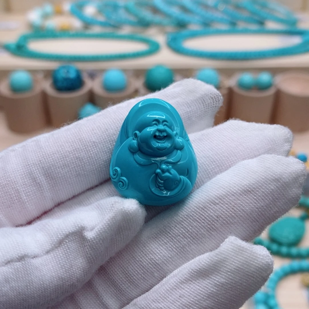 绿松石珠宝奇石未镶嵌