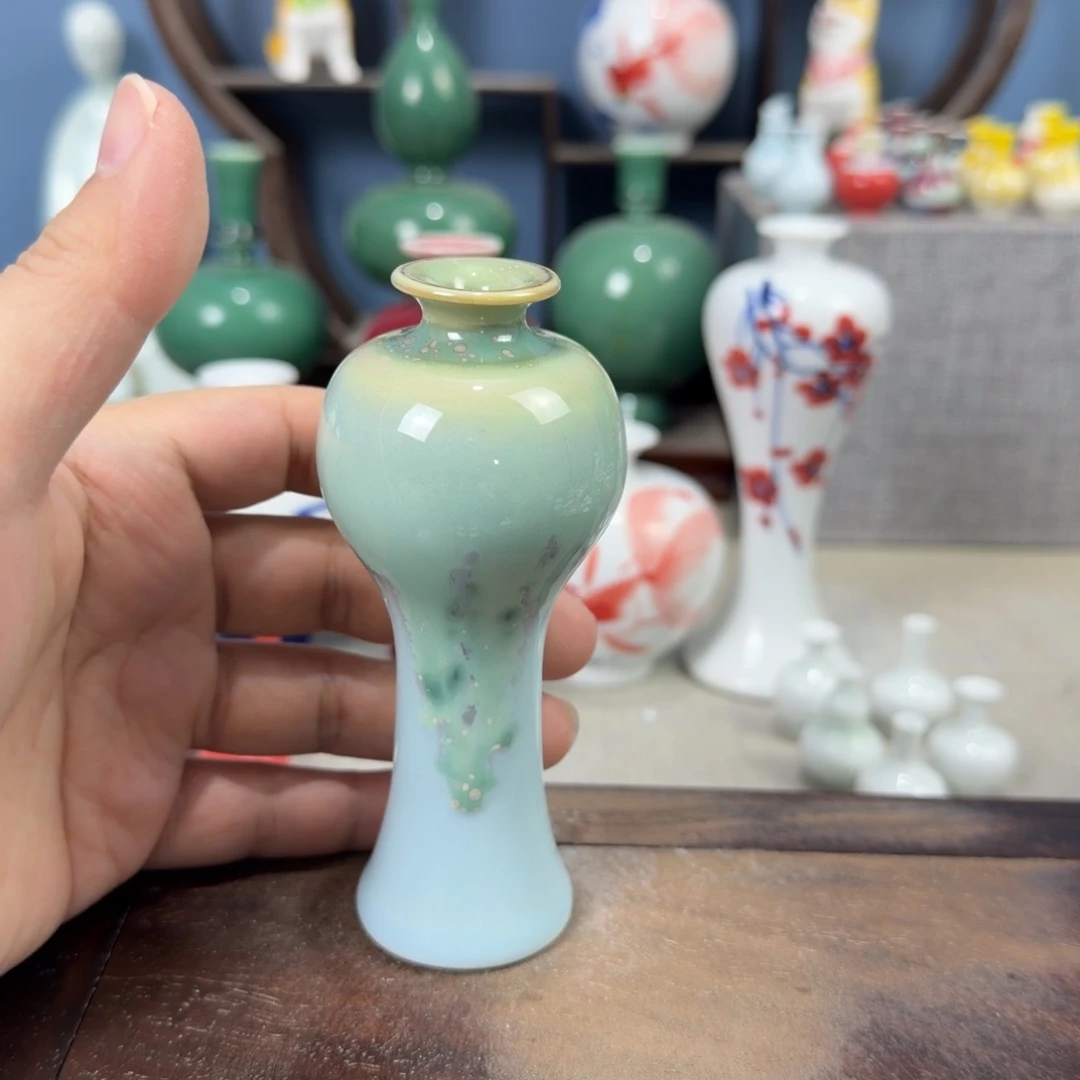 陶瓷手工小花器摆件