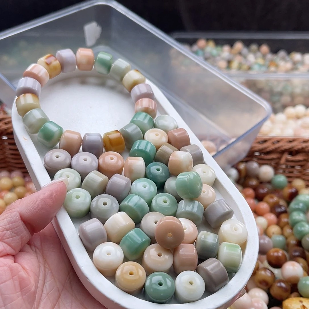 白玉菩提吊坠C/13mm/20+5颗