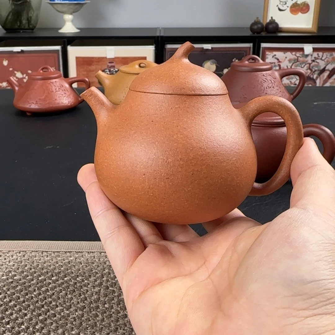 茶壶紫砂微瑕茄瓜