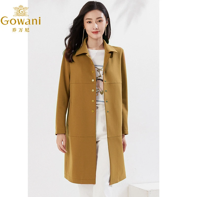 乔万尼2025新款美利奴羊毛大衣保暖舒适商场同款外套EI4A685