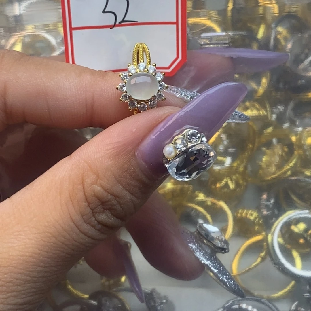 翡翠戒指合金翡翠首饰