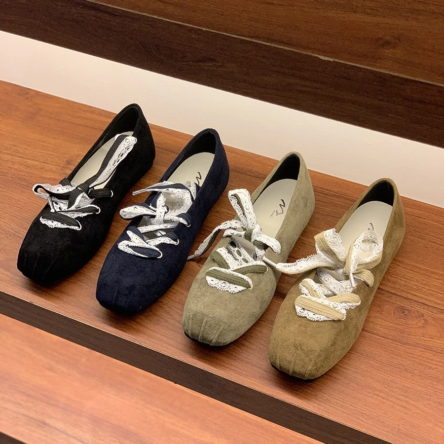 内增高方头复古设计感单鞋女2025年春季新款仙女晚晚韩版玛丽珍鞋