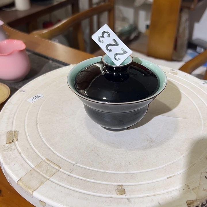 敲***吖龙泉云间青瓷小米茶器