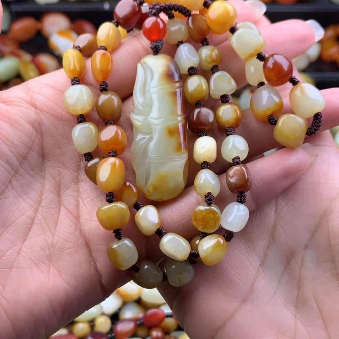 和田玉未镶嵌手链