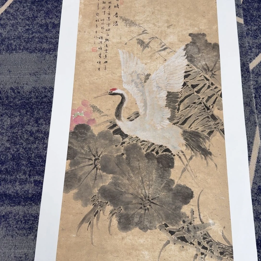 国画国画作品山水花鸟纯手绘
