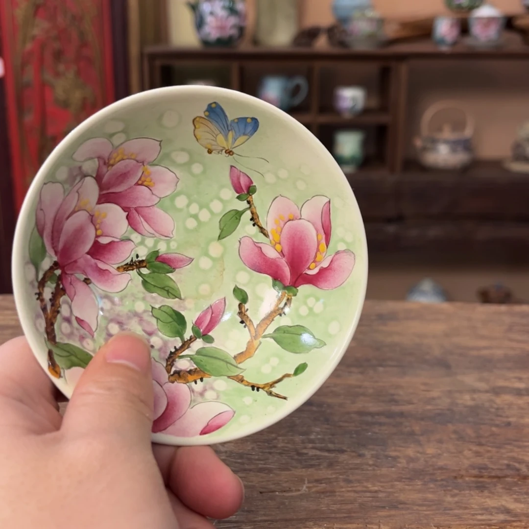 柴烧手工手绘陶瓷