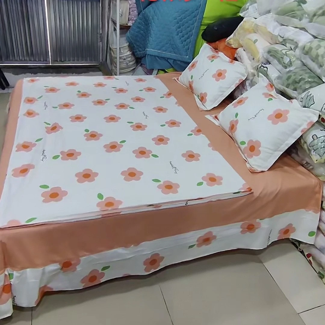 创意定制—100%纯棉加密斜纹柔光棉—花似梦