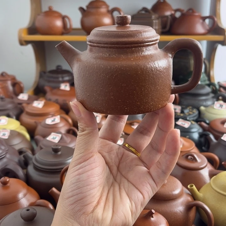 茶壶紫砂200cc降坡20目全手微瑕