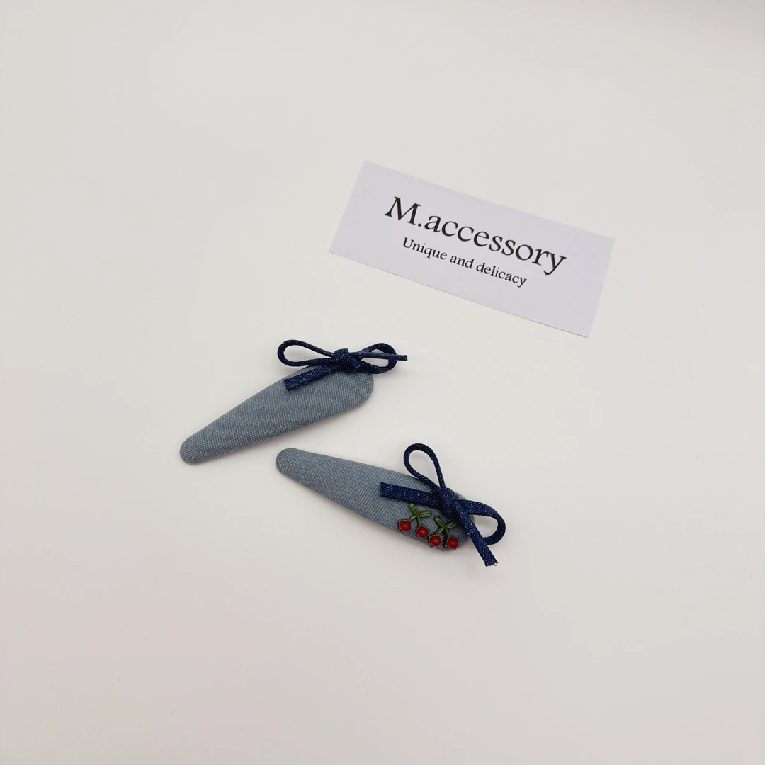 Mi33  樱桃蝴蝶结BB夹 Y48065i2-1