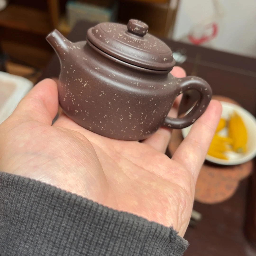 茶壶紫砂德钟紫砂壶120cc铺砂