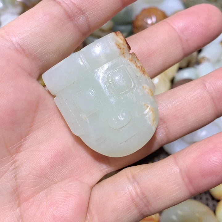 和田玉（白玉）颈饰未镶嵌