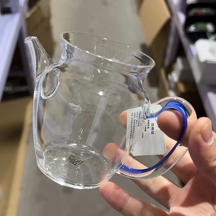 晶炎 复古公道壶 蓝凤尾