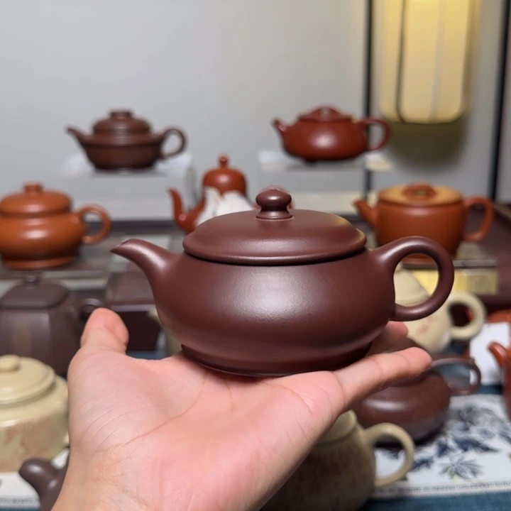 莫***等茶壶紫砂明炉壶老紫泥