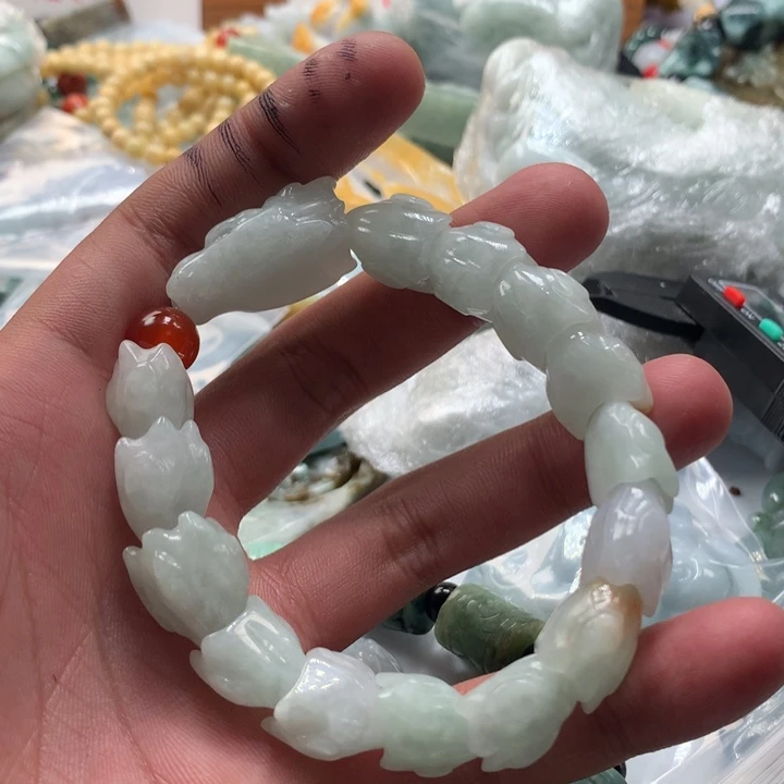 颈饰未镶嵌翡翠保真天然a货翡翠