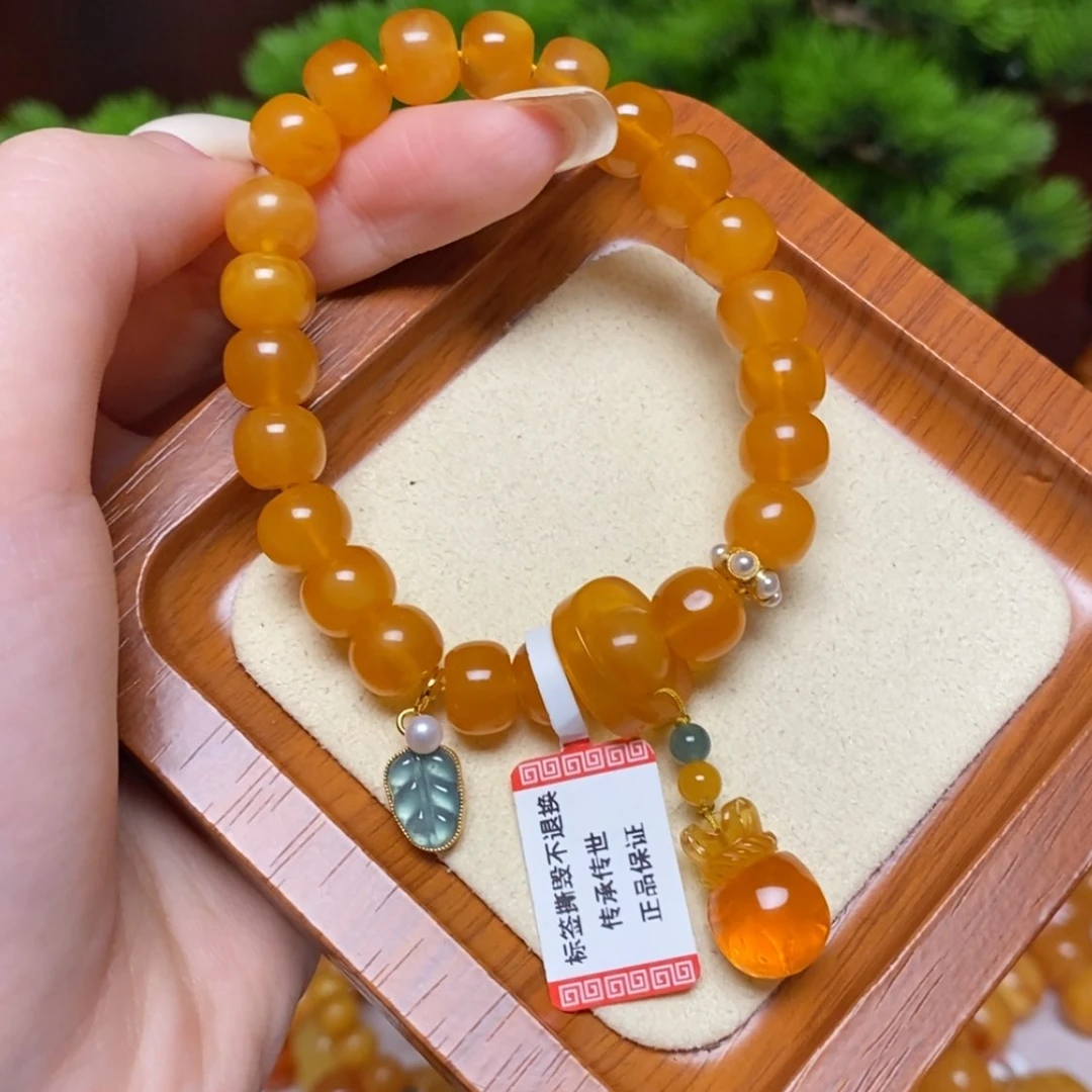 【闪购商品】未镶嵌蜜蜡手链手串