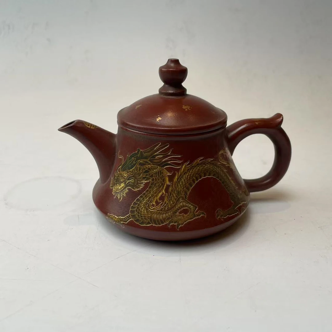 创汇龙纹紫砂壶BY06X0208