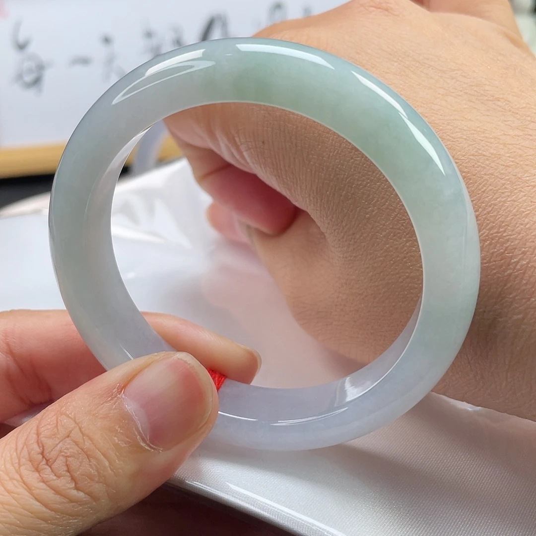 翡翠未镶嵌手镯正圈07