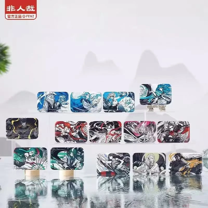 小谷【拆盒】非人哉 仙山琼阁系列合集 方形徽章吧唧潮玩盲盒代拆