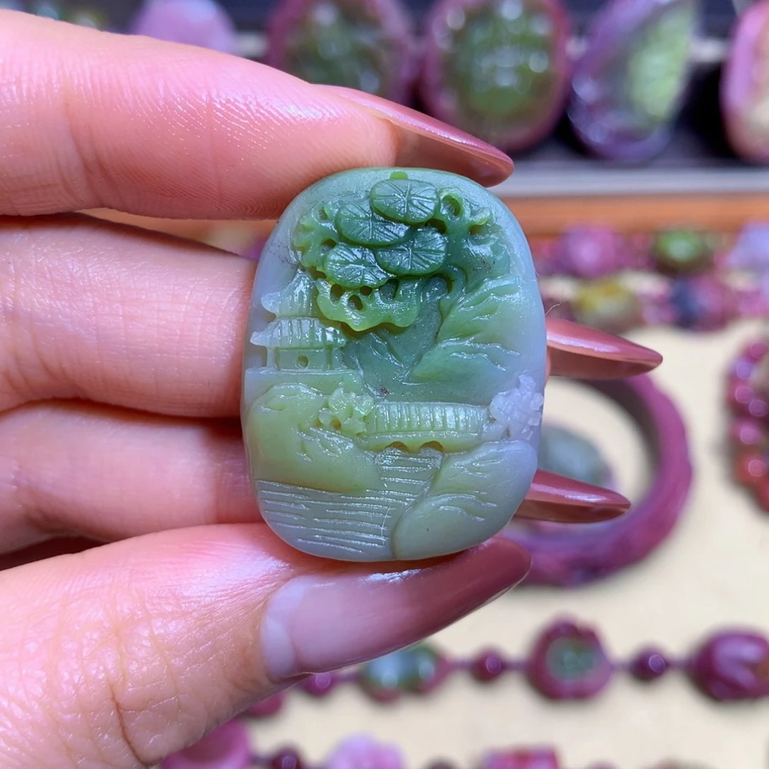 玛瑙挂件未镶嵌盐源定制