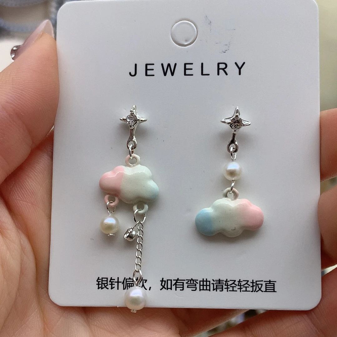 耳饰淡水珍珠银S925镶嵌