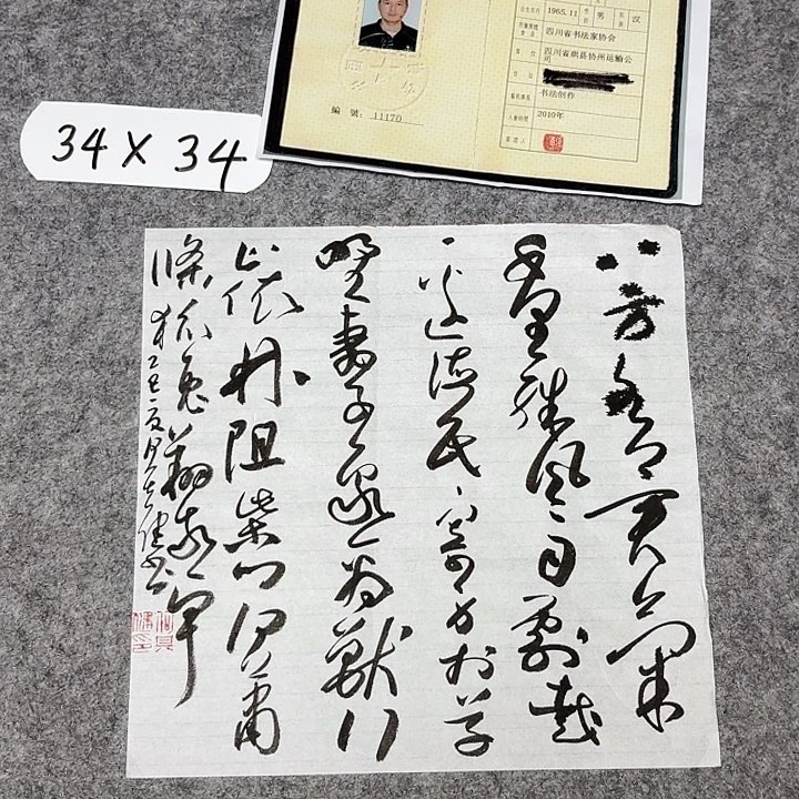 书法中书何其健34+34纯手写