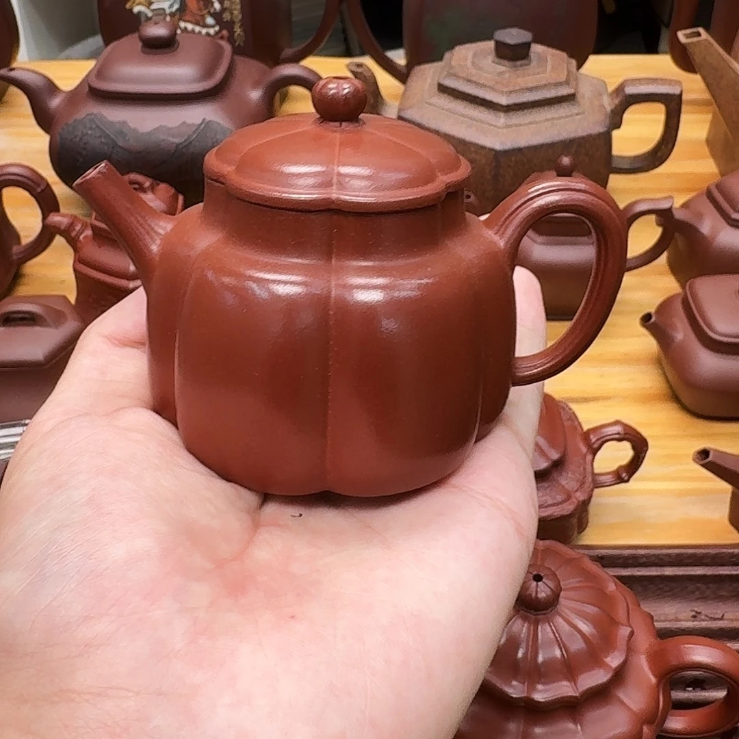 茶壶紫砂紫砂壶筋纹言心150cc