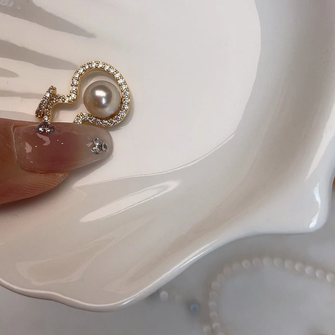 海水珍珠吊坠(不含链)银S925镶嵌