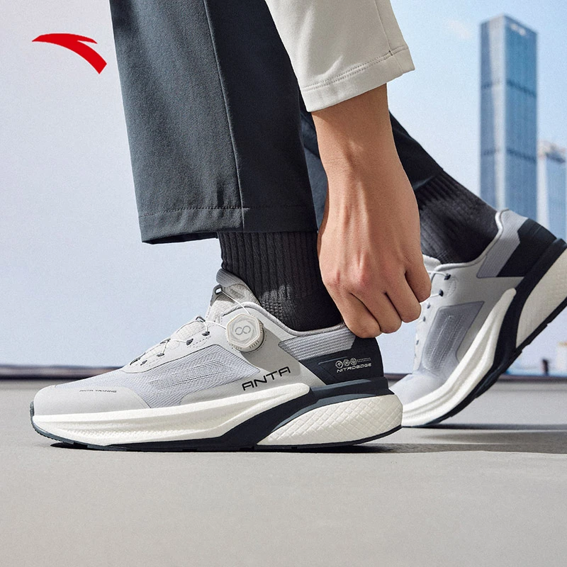 安踏燃炼MAX丨专业健身训练鞋室内外训练稳定支撑耐磨舒适运动鞋