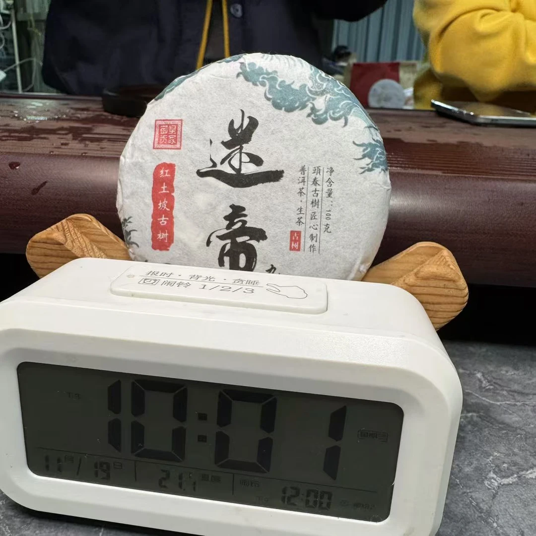 无品牌2025年 迷帝古树 春茶100g 普洱生茶 杨学慧 带同款茶样