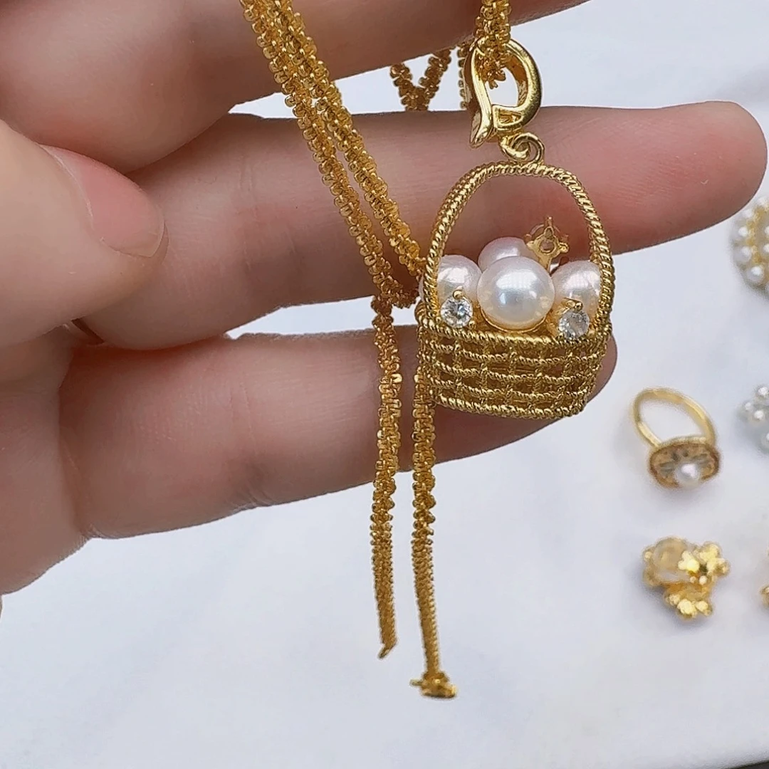 淡水珍珠未镶嵌颈饰