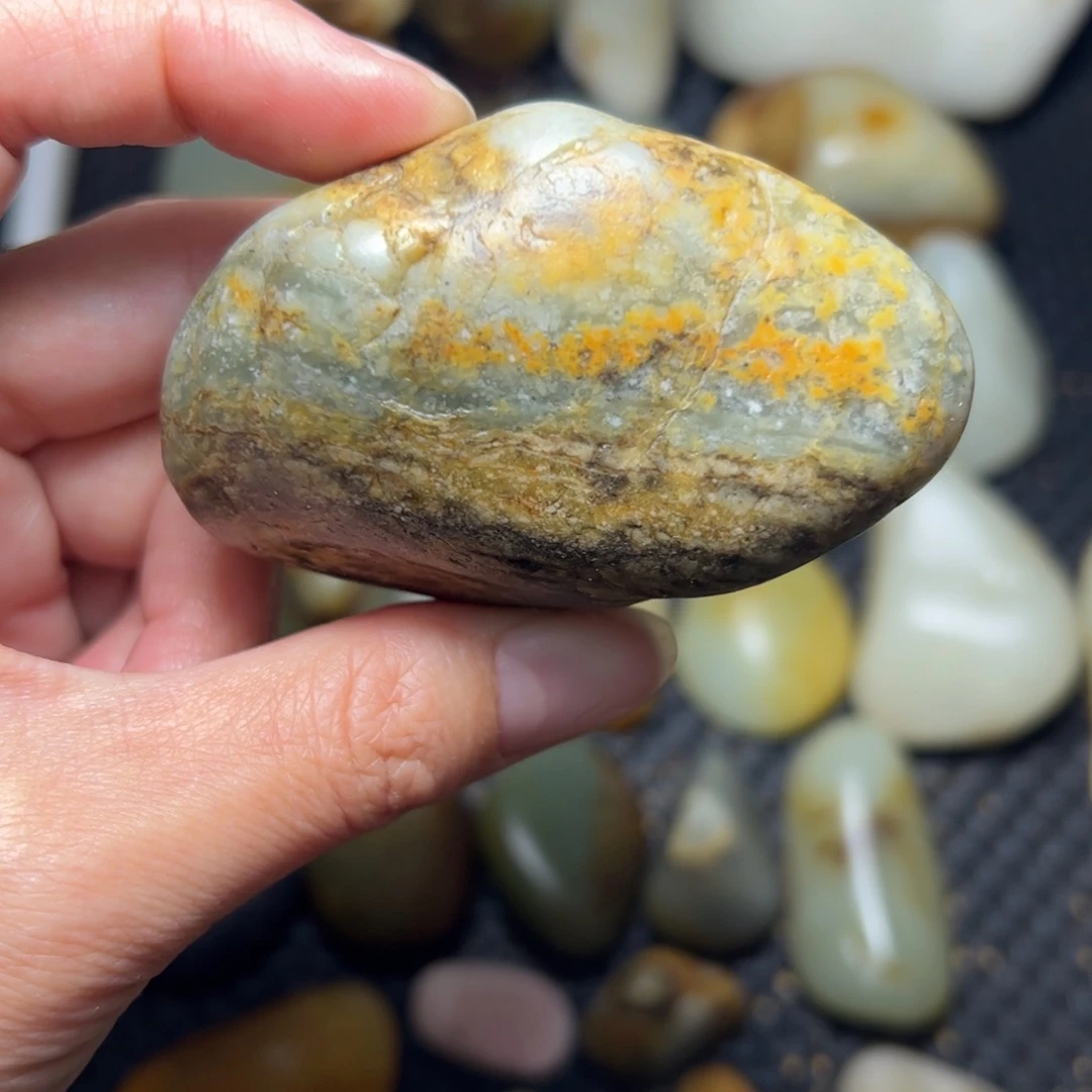 和田玉未镶嵌挂件116