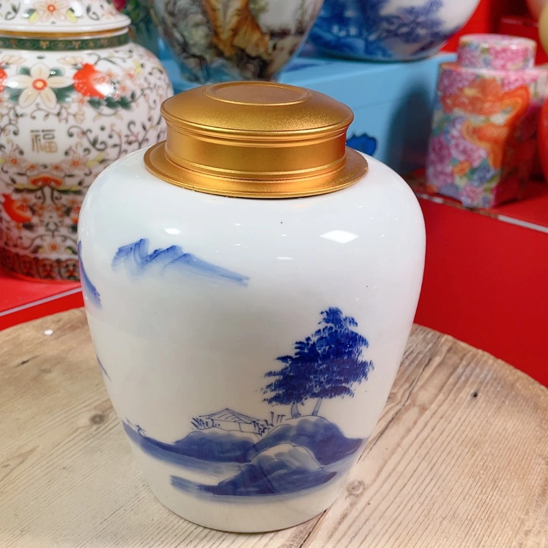 【闪购商品】罐陶瓷茶叶罐密封罐