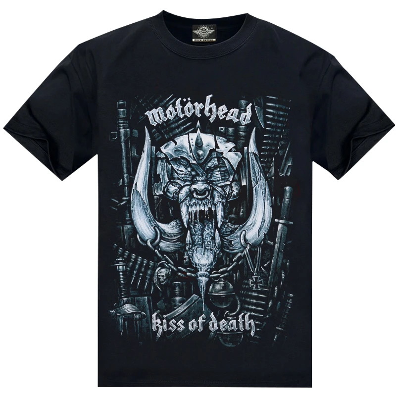 ROCKYEAH 摇滚乐队 Motorhead摩托头乐队联名款T恤 T恤圆领短袖