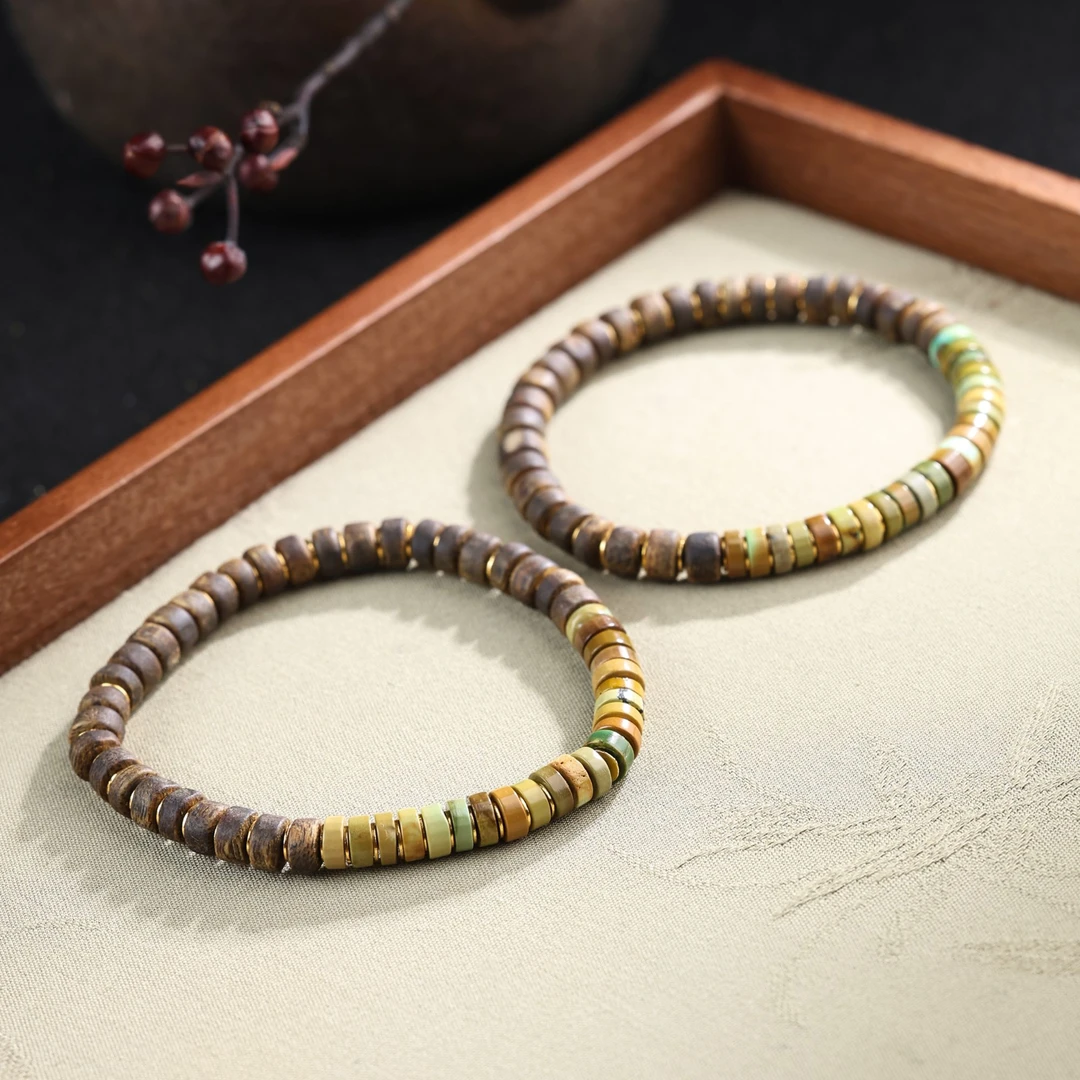 【举石臻选】TA0916-3793-46绿松石手串（一件/多样性发/约5mm+）H