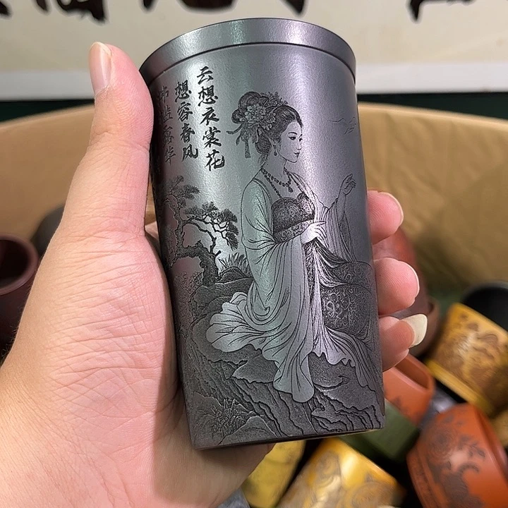 茶杯紫砂全手工紫砂主人杯