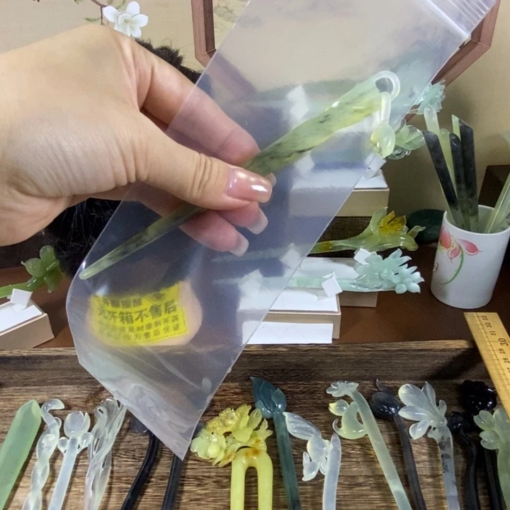 未镶嵌蛇纹石玉发饰