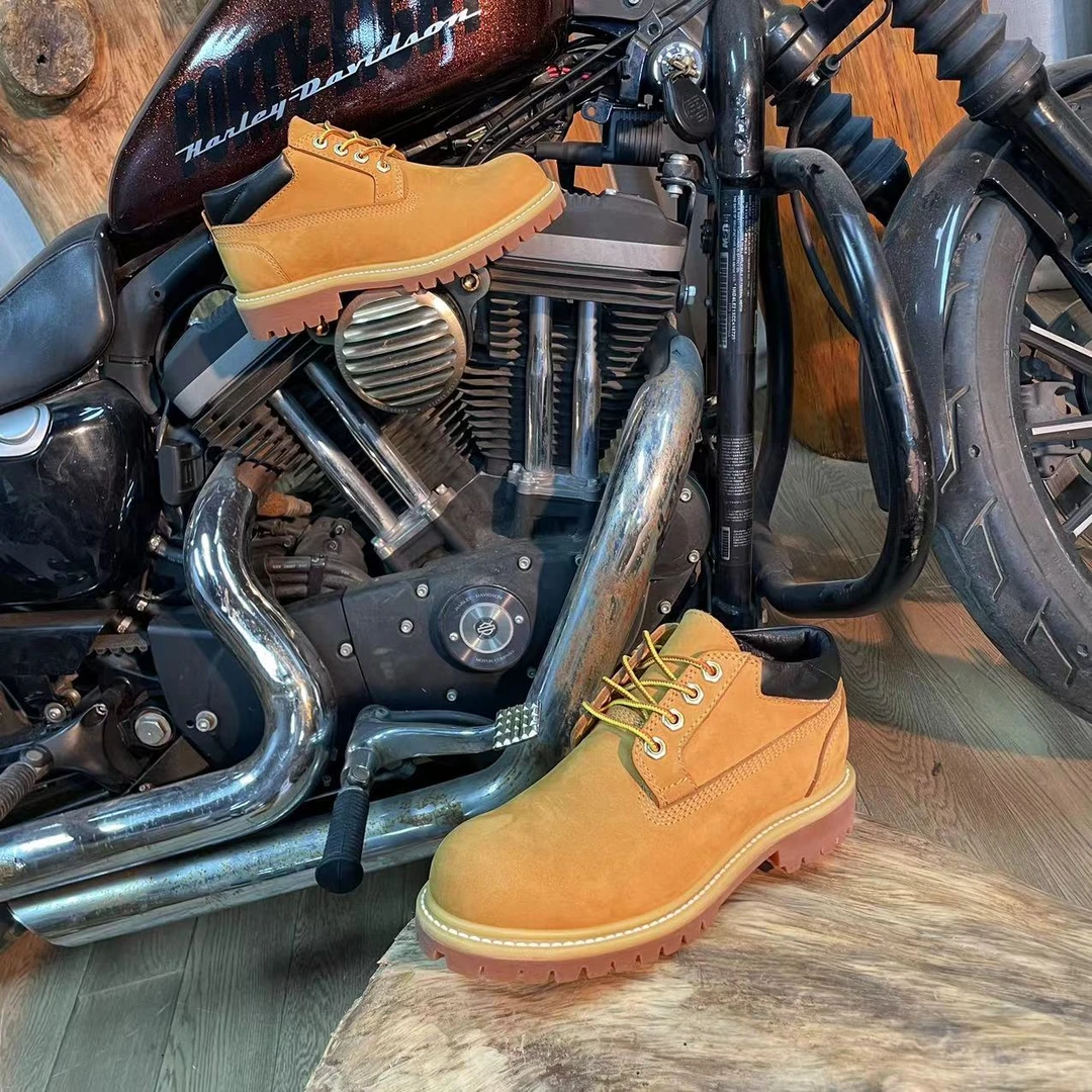 【成哥工装】高端固特异工艺大黄鞋低帮潮鞋阿美咔叽男鞋LZ3134