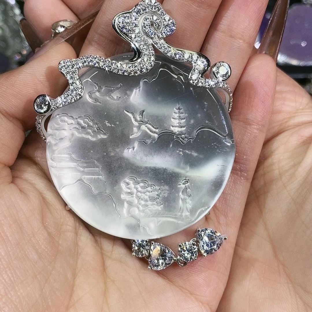 【闪购商品】石英质玉颈饰未镶嵌