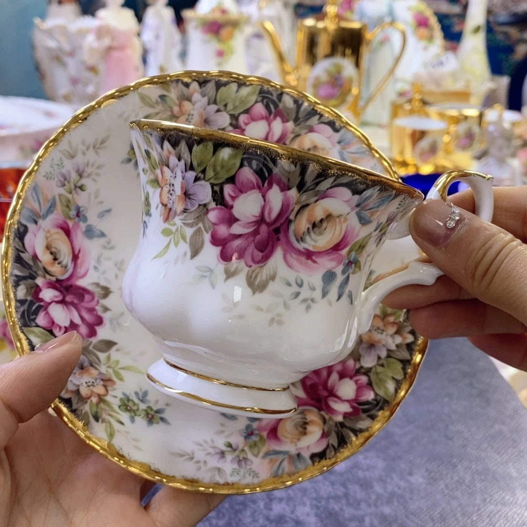 瓷器欧瓷咖啡杯水晶杯