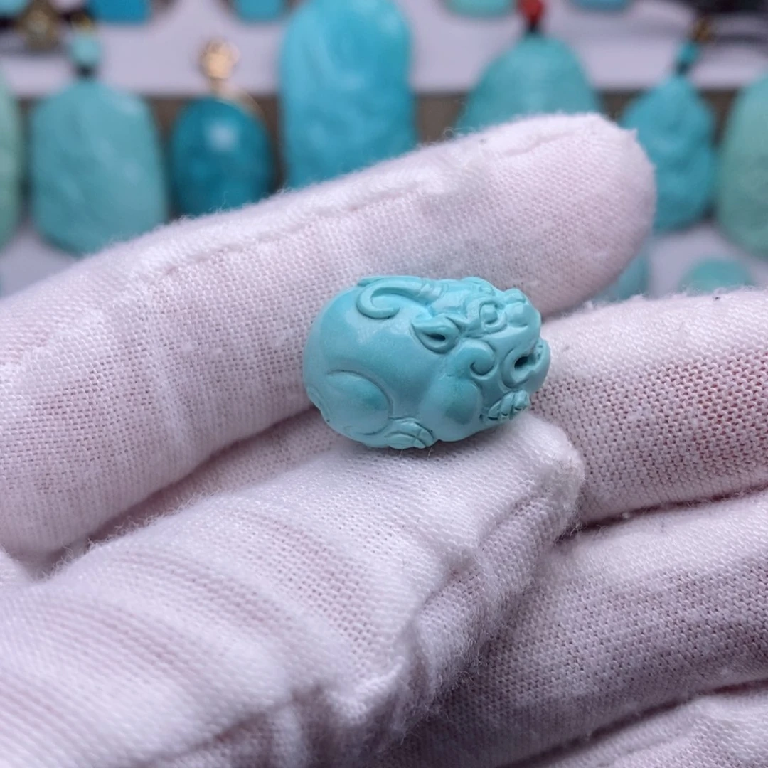 绿松石挂件未镶嵌