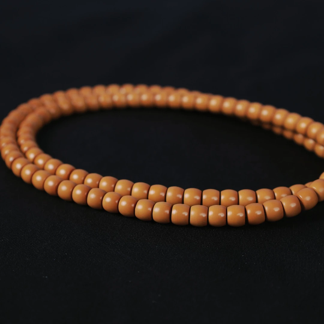 6.2mm S级老挝橄榄核核尖108文玩手串橄榄核手串