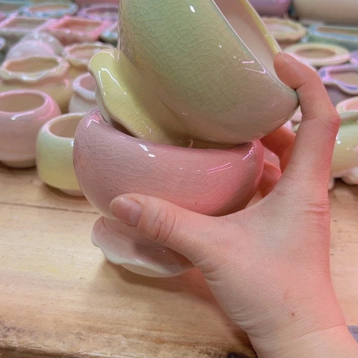 陶瓷花盆当场凑满12包邮