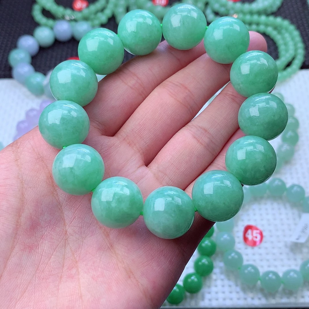 翡翠未镶嵌毛衣链