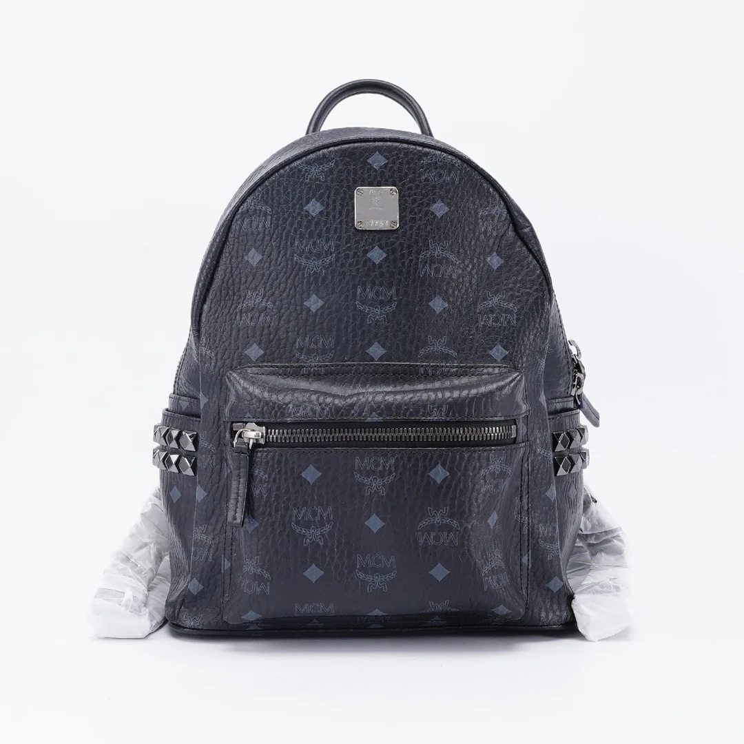 95新 MCM 【MCM专属】双肩包小中号 黑色/BG22007433
