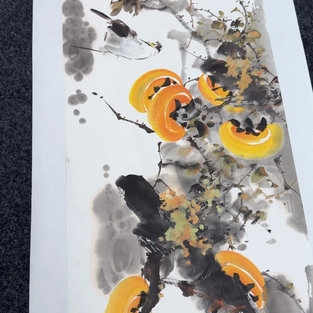 国画国画作品山水花鸟纯手绘